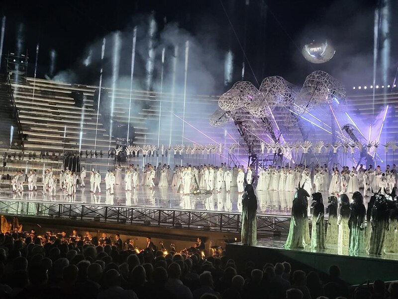 Espectáculo de danza y luz en el Festival de Mérida