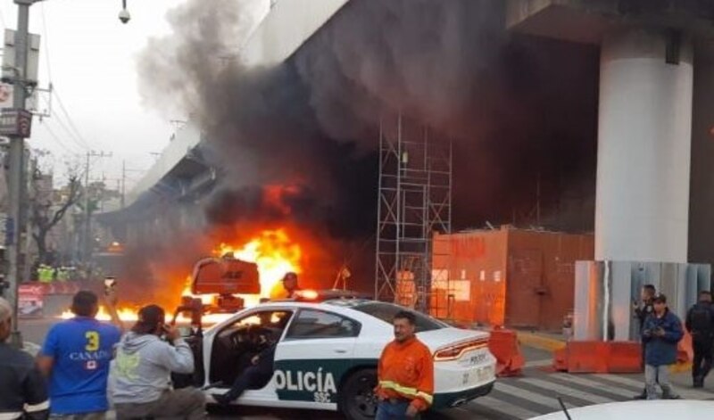 Incendio en la Ciudad de México