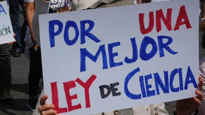 Marcha por una mejor ley de ciencia