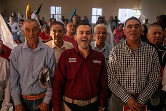 Mejía Haro recorre municipio de Noria de Ángeles: “tiene potencial para fortalecer la transformación”