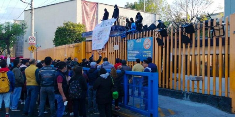 Protesta en la UNAM