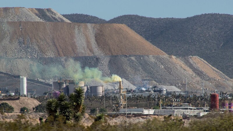Planta de procesamiento de minerales