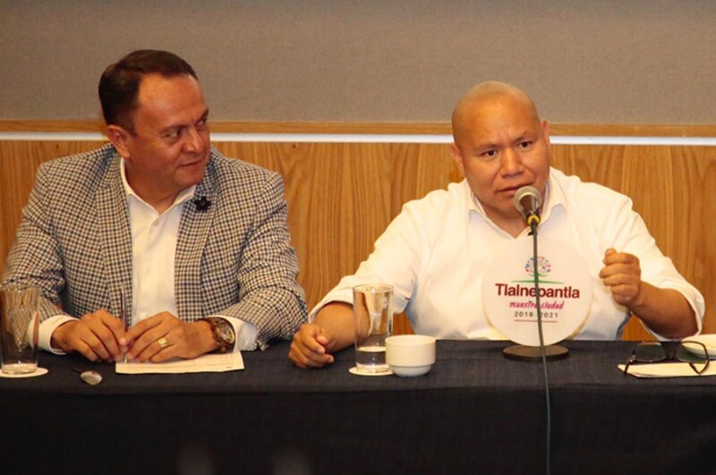 Reunión de trabajo entre el Presidente Municipal de Tlalnepantla y el Secretario de Desarrollo Económico del Estado de México