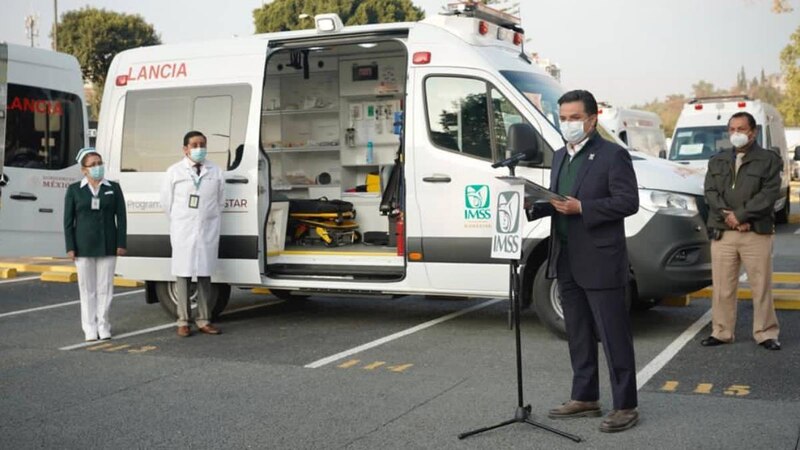 El IMSS entrega nuevas ambulancias para fortalecer la atención médica en el estado
