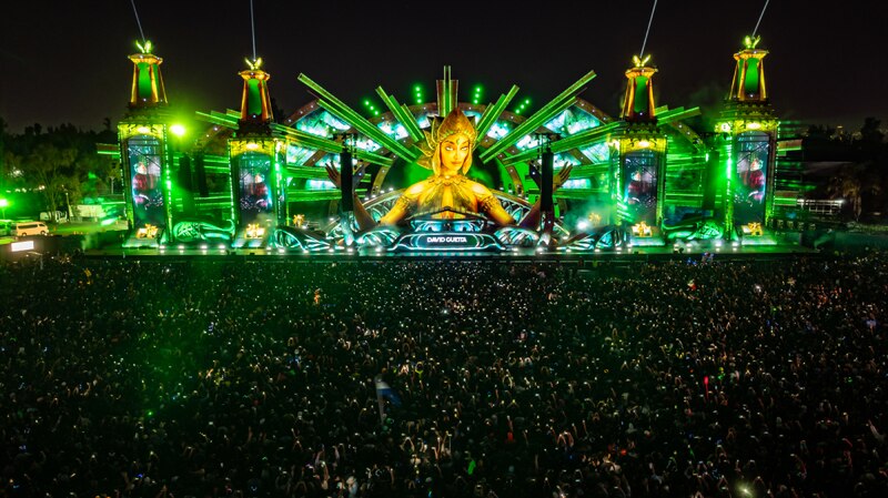 David Guetta en concierto