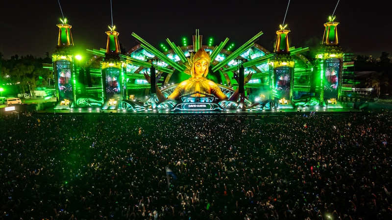 David Guetta en concierto