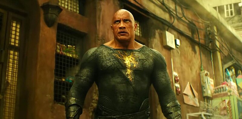 Dwayne Johnson en la película Black Adam