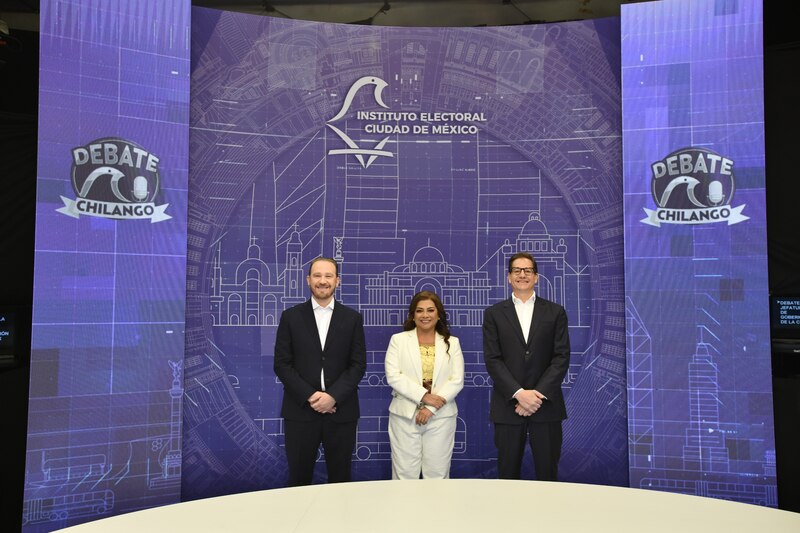 Candidatos al gobierno de la Ciudad de México en el primer debate