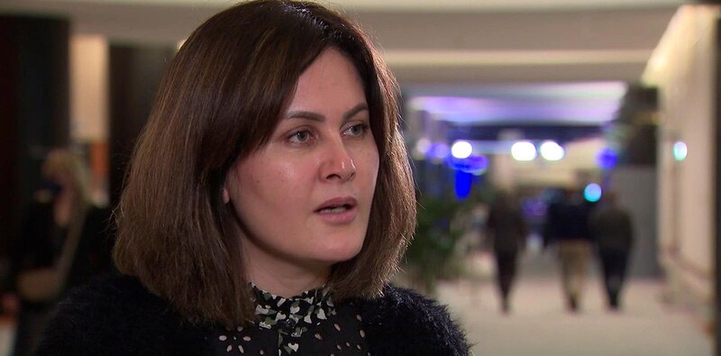 La ministra de Igualdad, Irene Montero, durante una entrevista.
