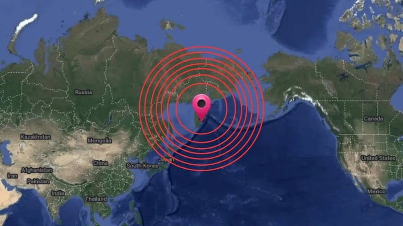 Sismo de 7.8 azota península de Rusia