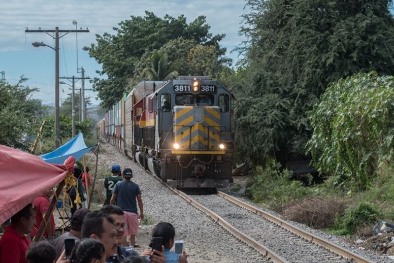 Tren en movimiento