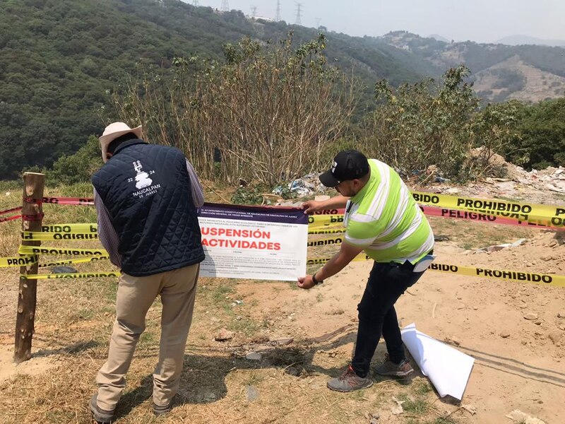 Clausuran tiradero clandestino en Naucalpan