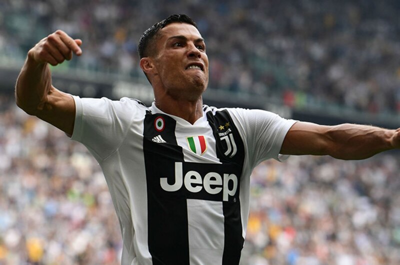 Cristiano Ronaldo celebra un gol con la Juventus