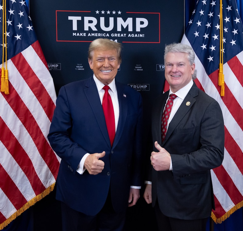 El presidente Trump y el senador Lindsey Graham