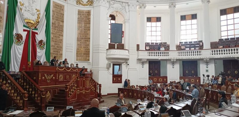 Sesión del Congreso de la Unión en México