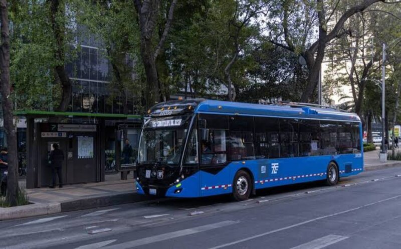 Autobús eléctrico en la Ciudad de México