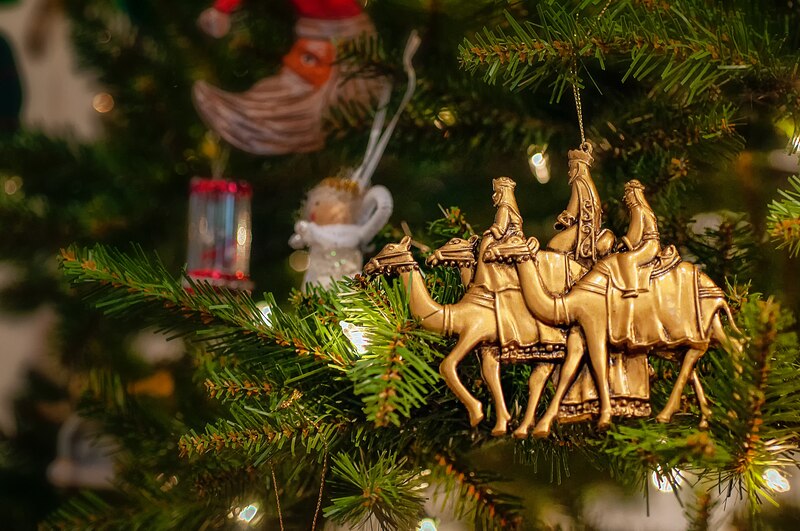 Los Reyes Magos en camello