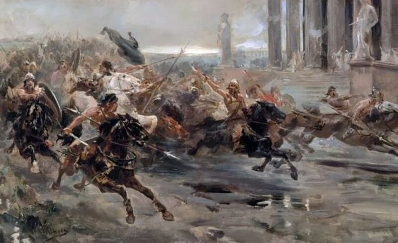 La batalla de las Termópilas