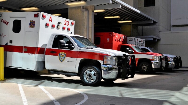 Ambulancias en espera