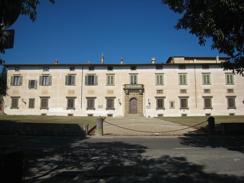Fachada de la Villa Medicea di Lilliano
