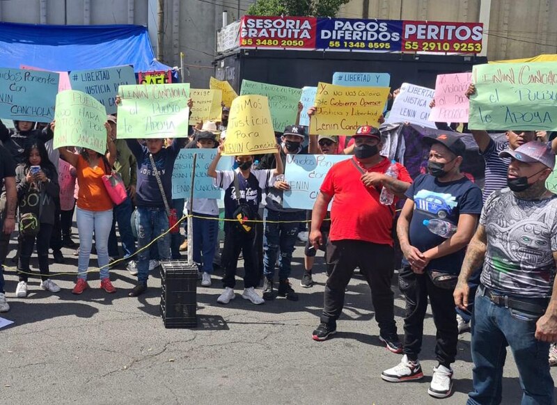 Protesta en Cancún por la desaparición de Lenin Canchola