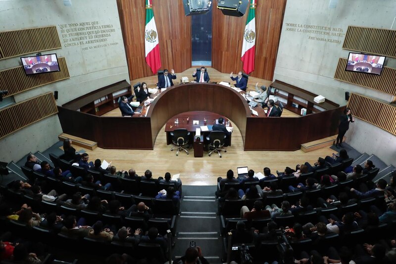 Sesión de la Suprema Corte de Justicia de la Nación (SCJN)