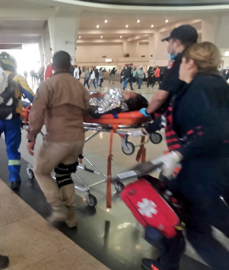 Accidente en el aeropuerto deja un herido