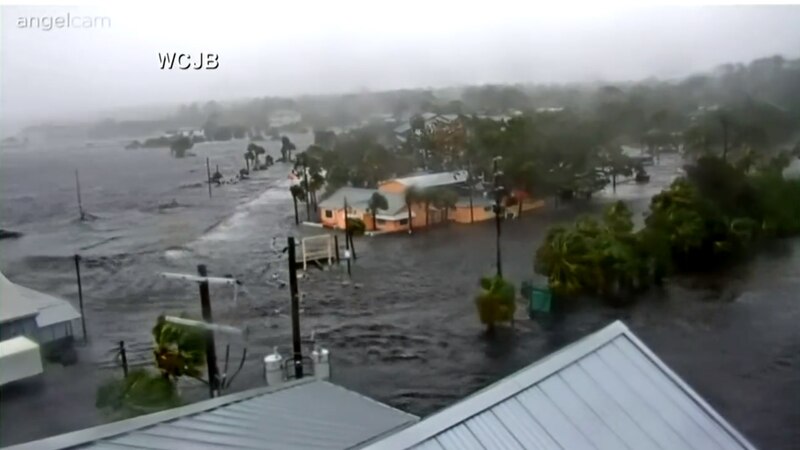 Inundaciones en Florida por el huracán Ian