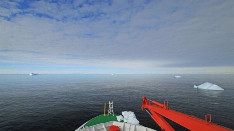 Icebergs en la Antártida