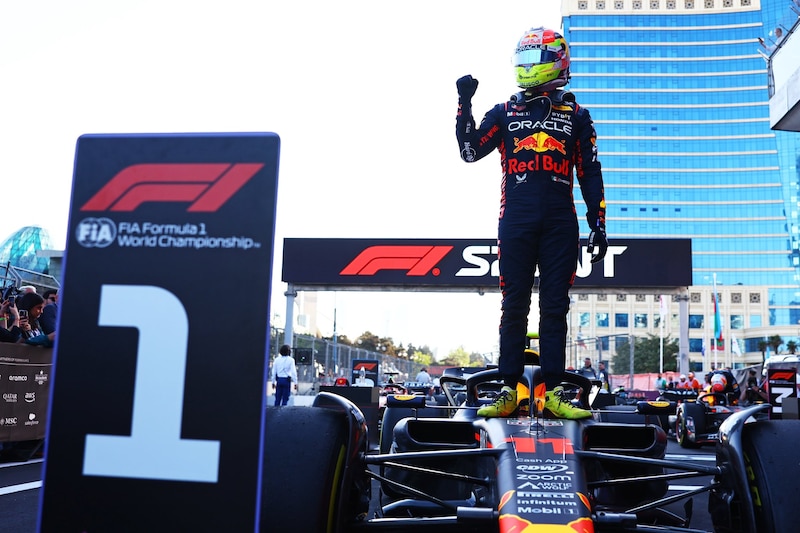 Checo Pérez gana el Gran Premio de Azerbaiyán