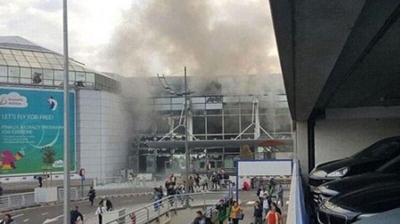 Incendio en el aeropuerto de Bruselas