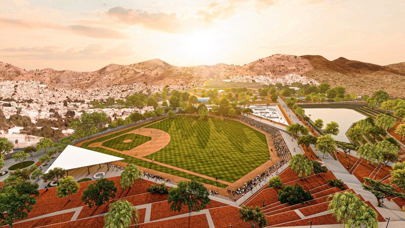 Un nuevo estadio de béisbol en medio del desierto