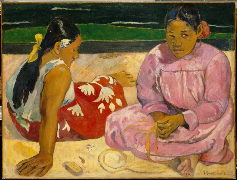 Dos mujeres tahitianas
