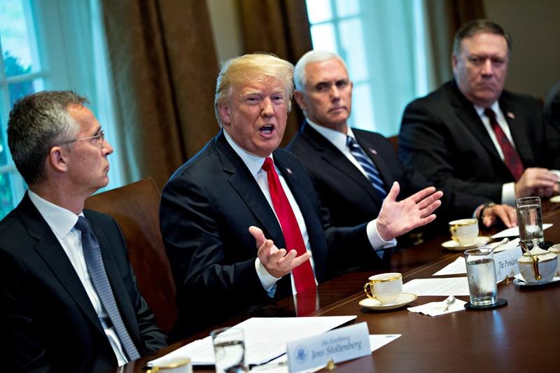 Trump se reúne con su gabinete de seguridad