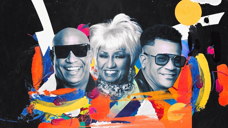 Tres ícones de la música latina: Marc Anthony, Celia Cruz y Daddy Yankee