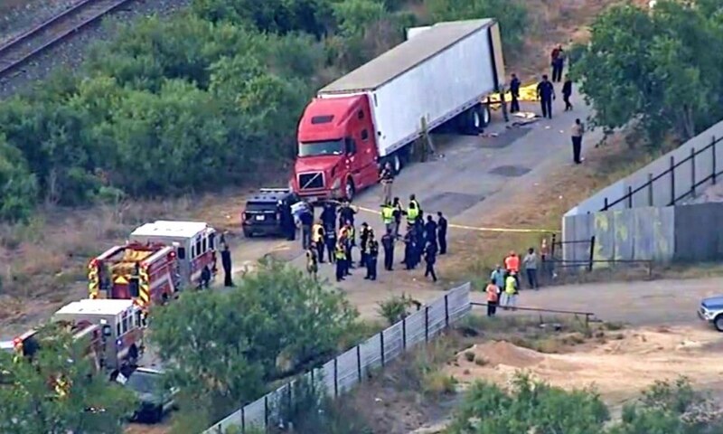 Accidente de camión en Texas deja al menos 50 migrantes muertos