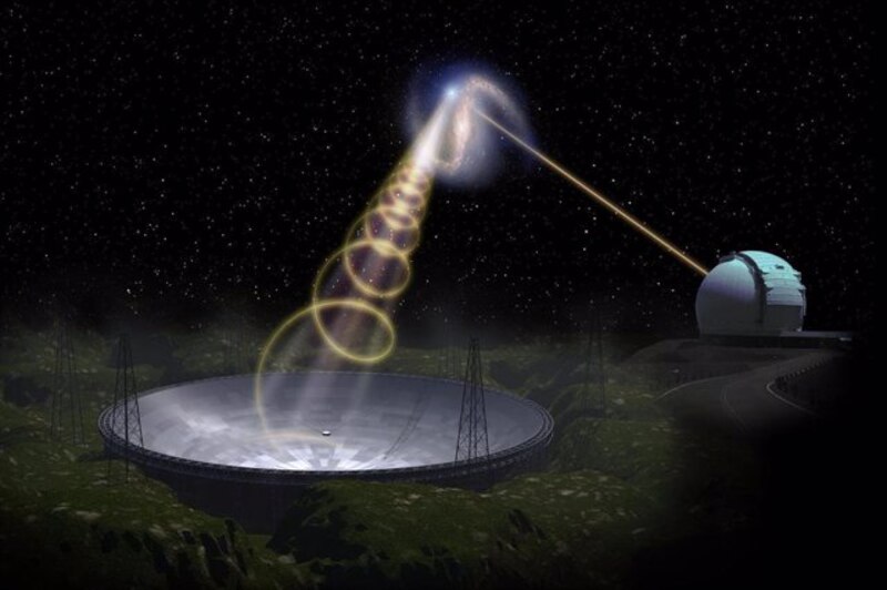 El radiotelescopio ALMA observa una galaxia espiral