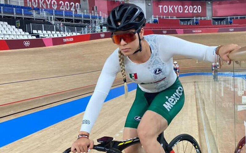 Yareli Salazar, ciclista mexicana, en los Juegos Olímpicos de Tokio 2020