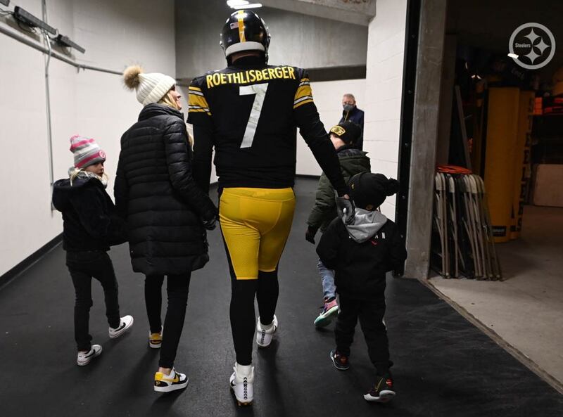 Ben Roethlisberger con su familia