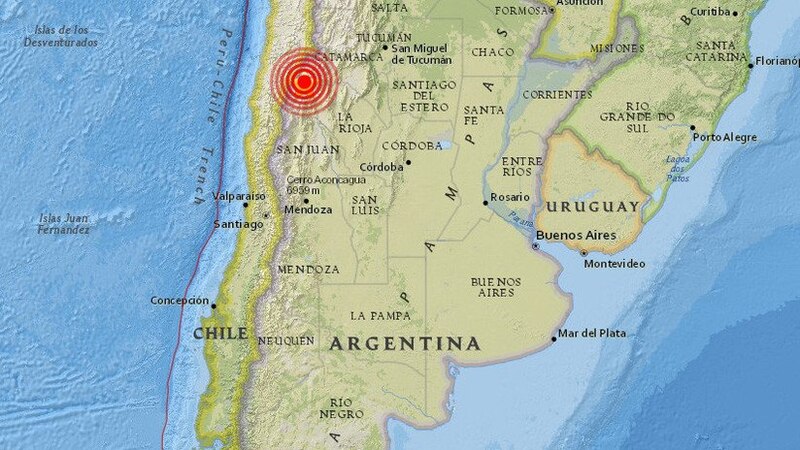 Terremoto en Argentina