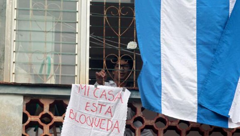 Protesta en Cuba