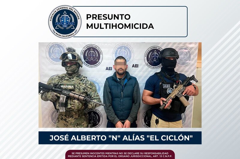 Title: Presunto multihomicida capturado en Baja California