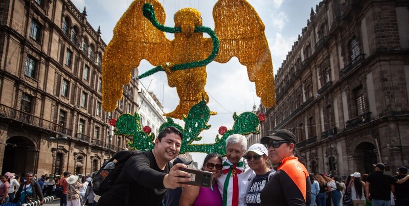 ¡Selfie con el águila!