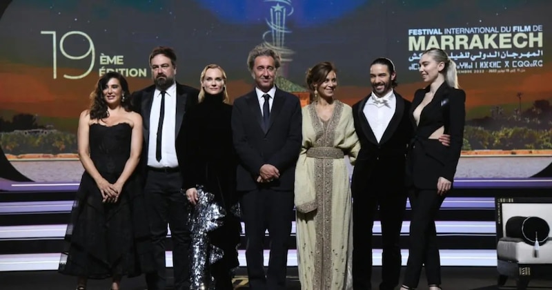 alfombra roja de clausura del 19º Festival Internacional de Cine de Marrakech