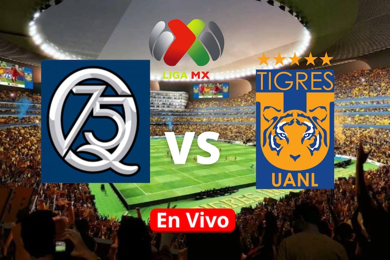 Partido Querétaro vs Tigres en vivo
