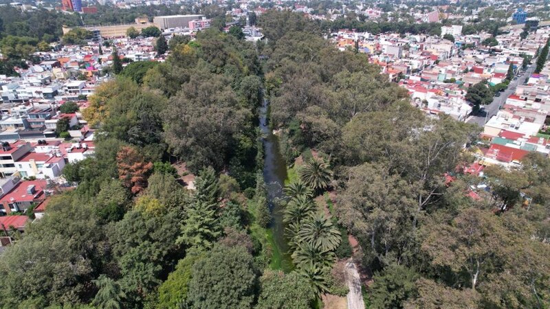 Parque urbano en la Ciudad de México