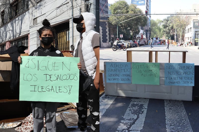 Este lunes 24 de noviembre habrían expulsado a al menos 10 familias durante la madrugada.