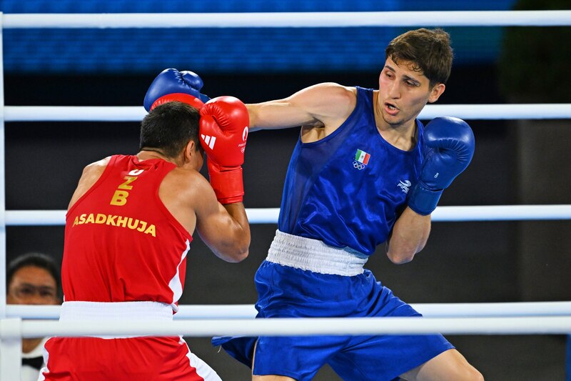 Pelea de Boxeo en los Juegos Olímpicos