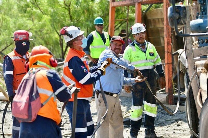 Rescate de mineros atrapados en Sabinas, Coahuila
