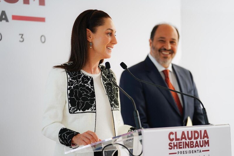 Claudia Sheinbaum, jefa de gobierno de la Ciudad de México, durante una conferencia de prensa.